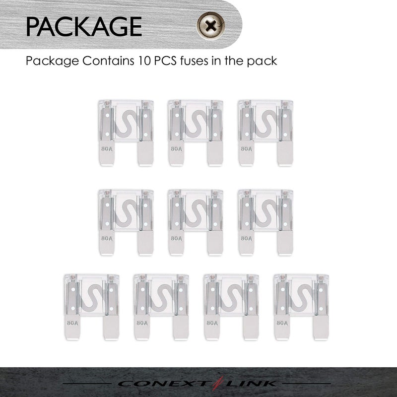 Conext Link MAXI80-10 Nickel 80 Amp MAXI Fuse 10 Pack - Image 5
